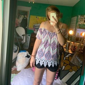 Bohemian print shirt